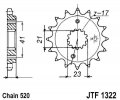 Front sprocket JT JTF 1322-15 15T, 520